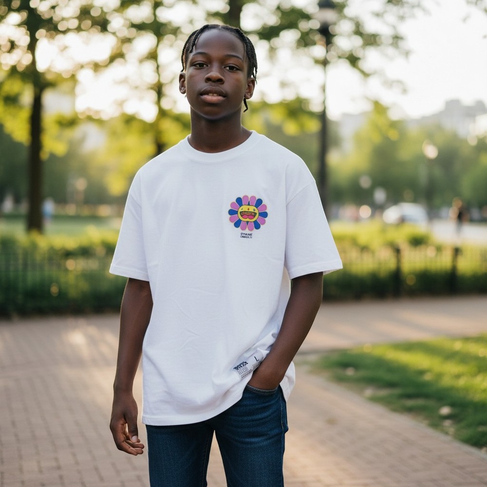 Mitchell & Ness Takashi Murakami Lakers Shirt L White Good ComplexCon 2019 Tee